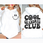 Cool Grandmas Club Pullover: Trendy Front & Back Print