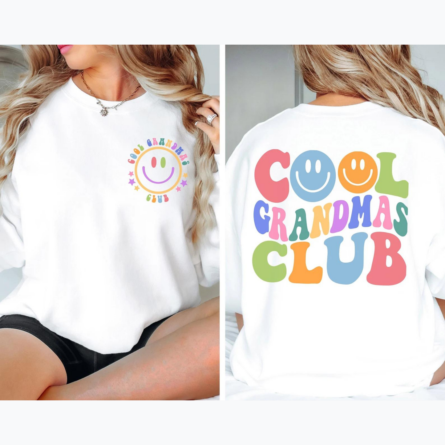 Cool Grandmas Club Pullover: Stylish Grandmother's Gift