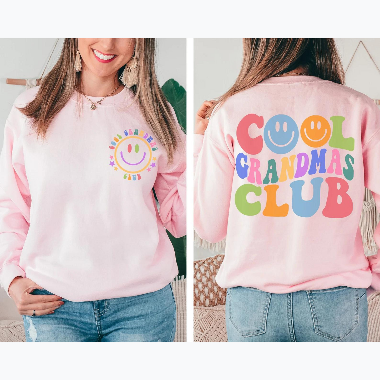 Cool Grandmas Club Pullover: Stylish Grandmother's Gift