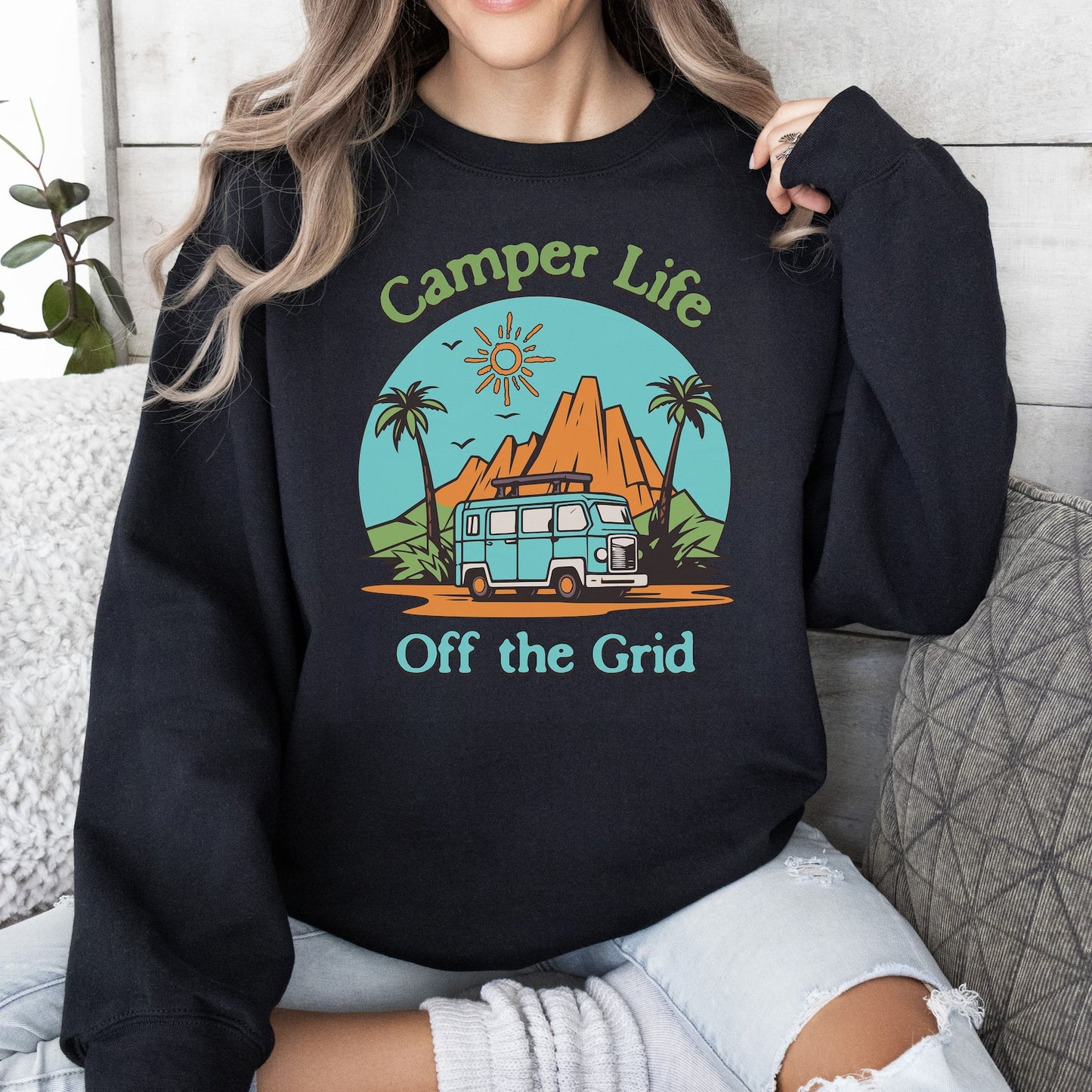 Exploration Ready: Camper Life Off the Grid Pullover