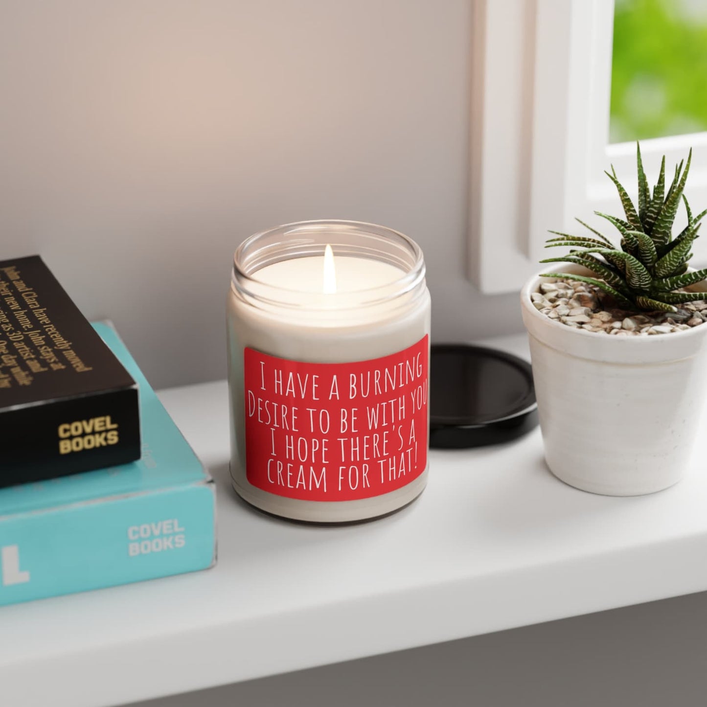 I Have a Burning Desire: Funny Soy Candle Gift 9oz