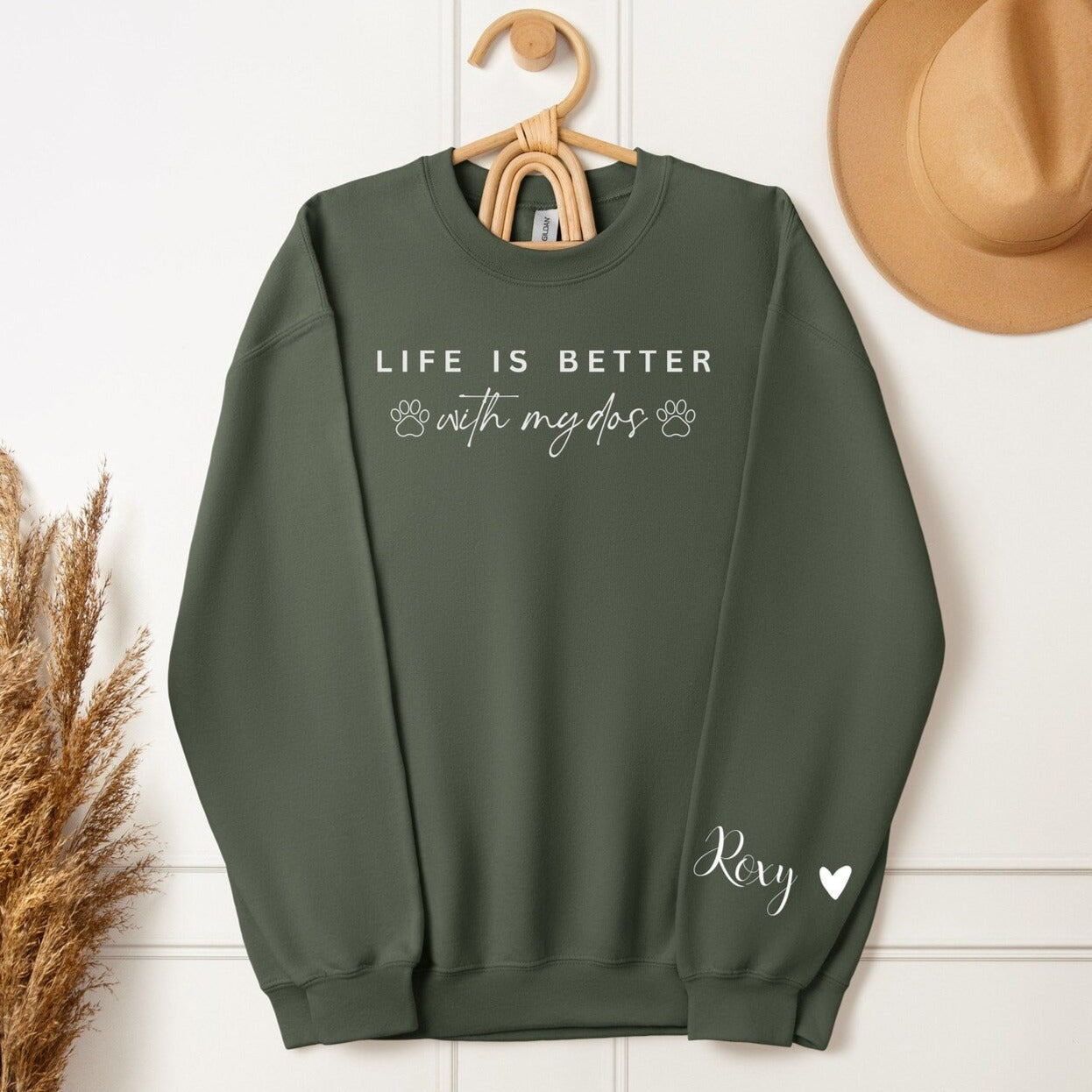 Pawsome Comfort: Life's Better With My Dog Pullover – Perfect Gift for Dog Lovers