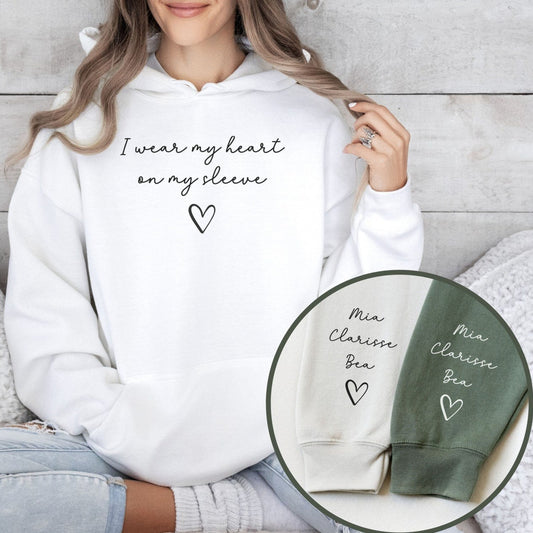 Embrace Your Emotions: I Wear My Heart On My Sleeve Pullover