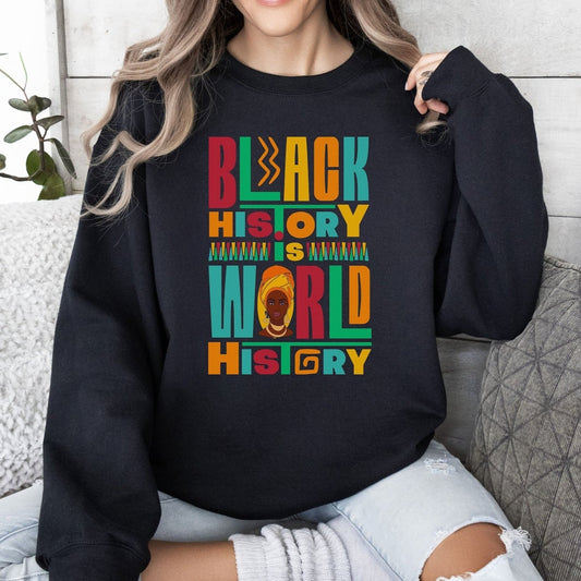 Black History is World History Pullover – A Stylish Tribute to Heritage