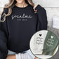 Custom Grandma Est Pullover with Sleeve Names – A Personalized Keepsake