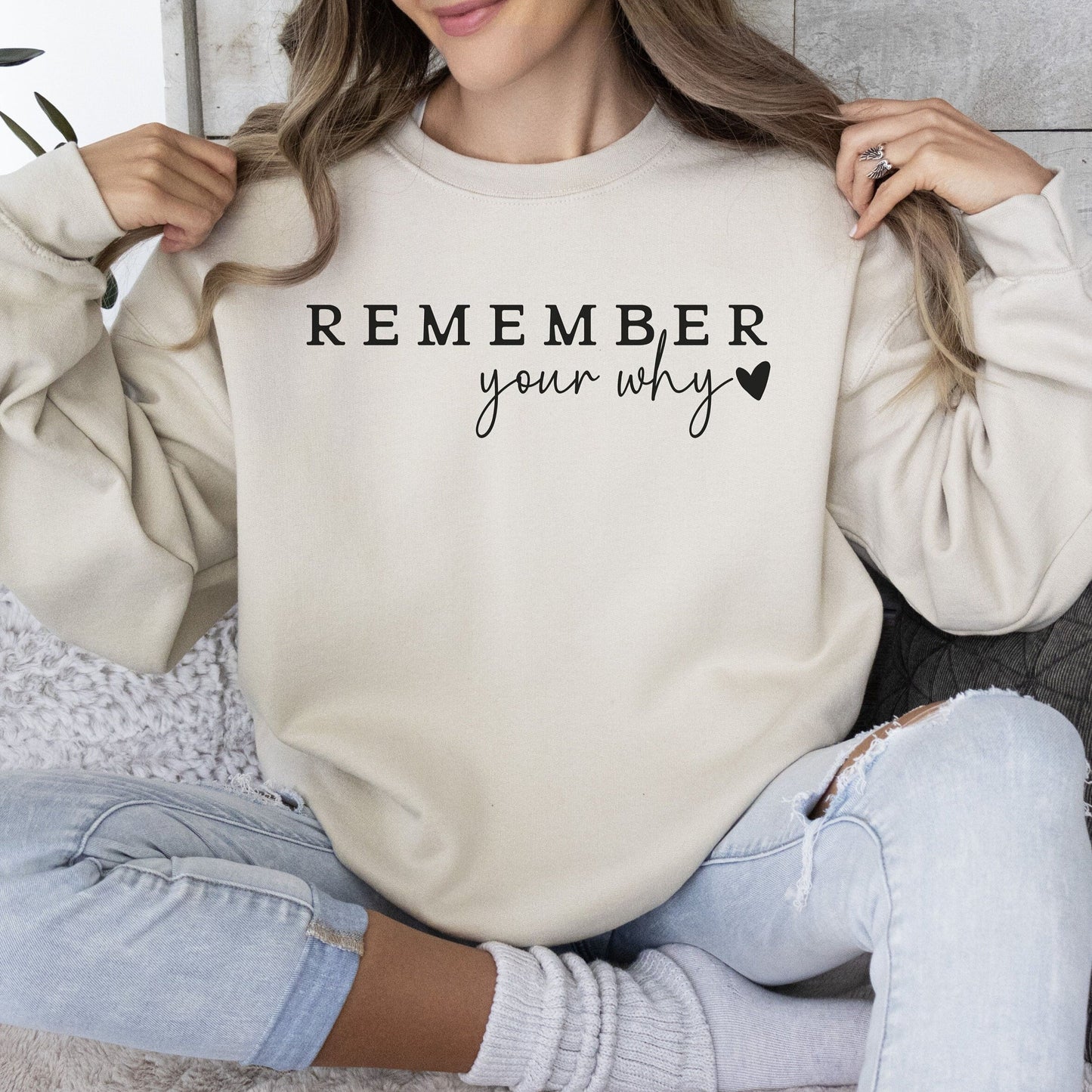 Revive Your Motivation: Remember Your Why Pullover - Inspirational Gift