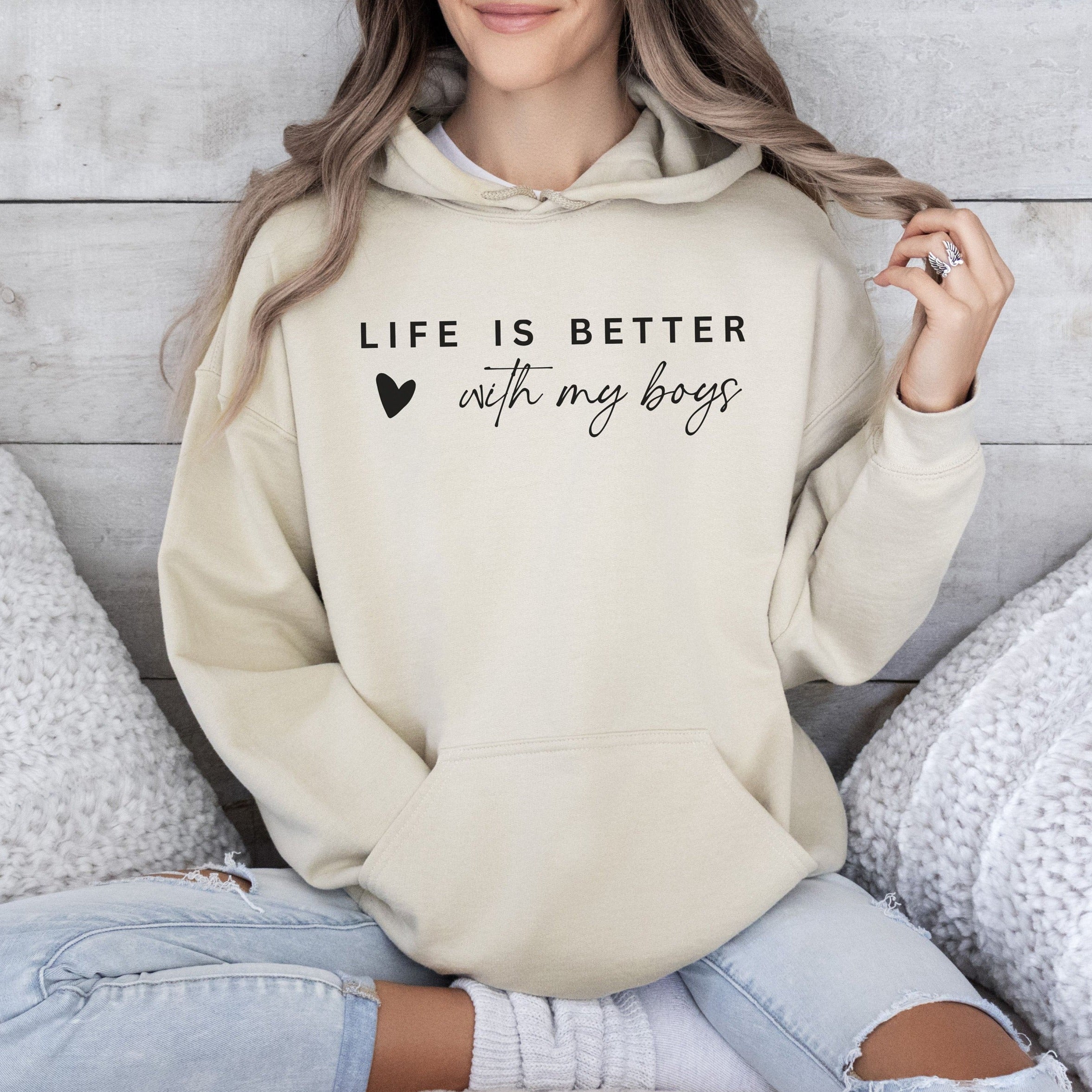 Mom of sales boys hoodie