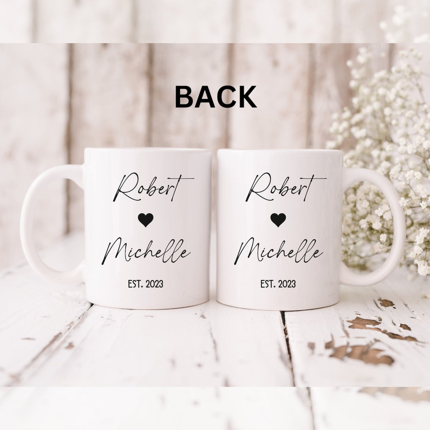 Coffee for Life: Custom Anniversary Mug Set – Perfect for Lovers