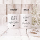 Coffee for Life: Custom Anniversary Mug Set – Perfect for Lovers