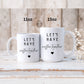 Coffee for Life: Custom Anniversary Mug Set – Perfect for Lovers