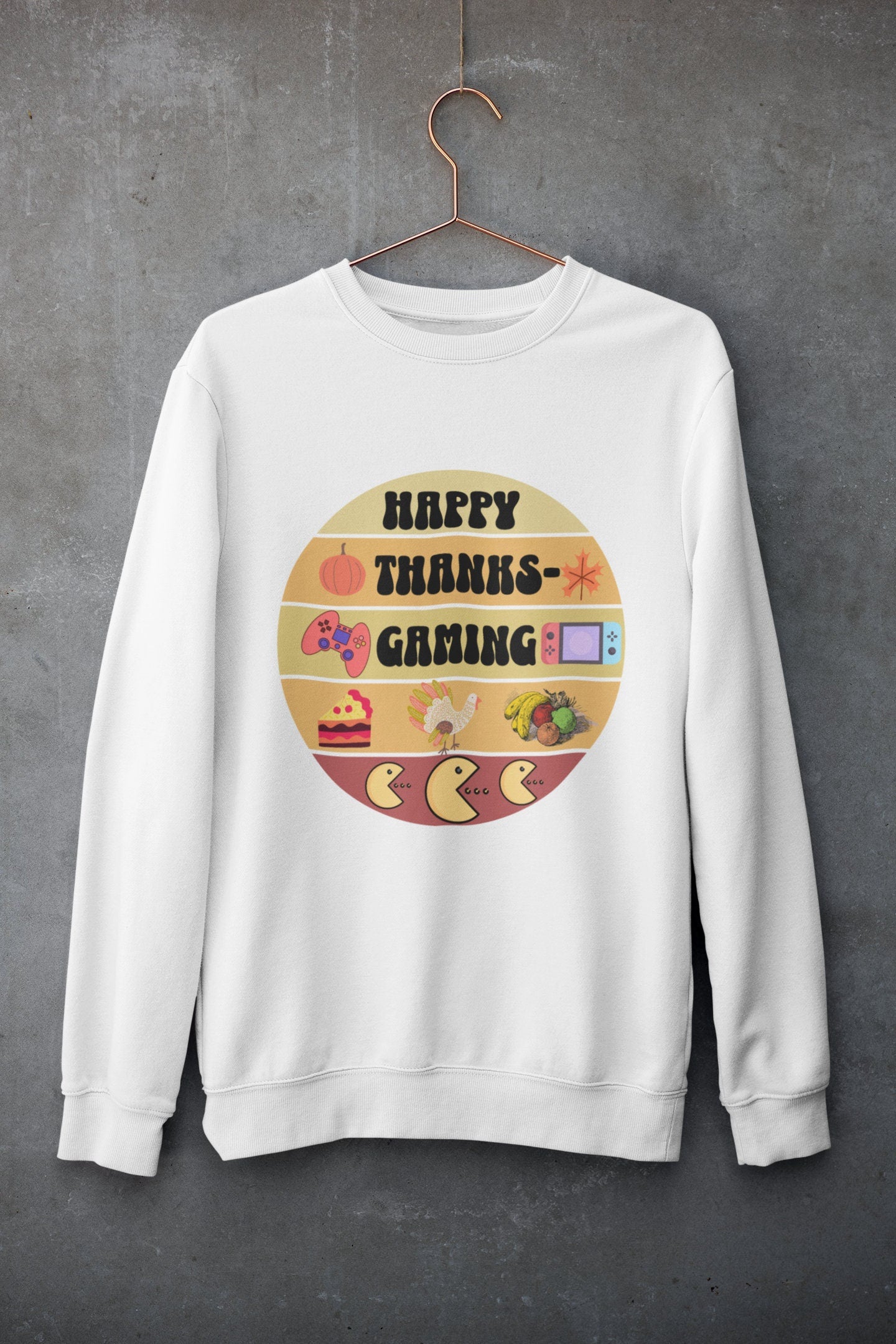 Happy Thanksgiving Sweatshirt for Your Favorite Gamer - Great Gift for Thanksgiving for Friends and Family Who Love Gaming