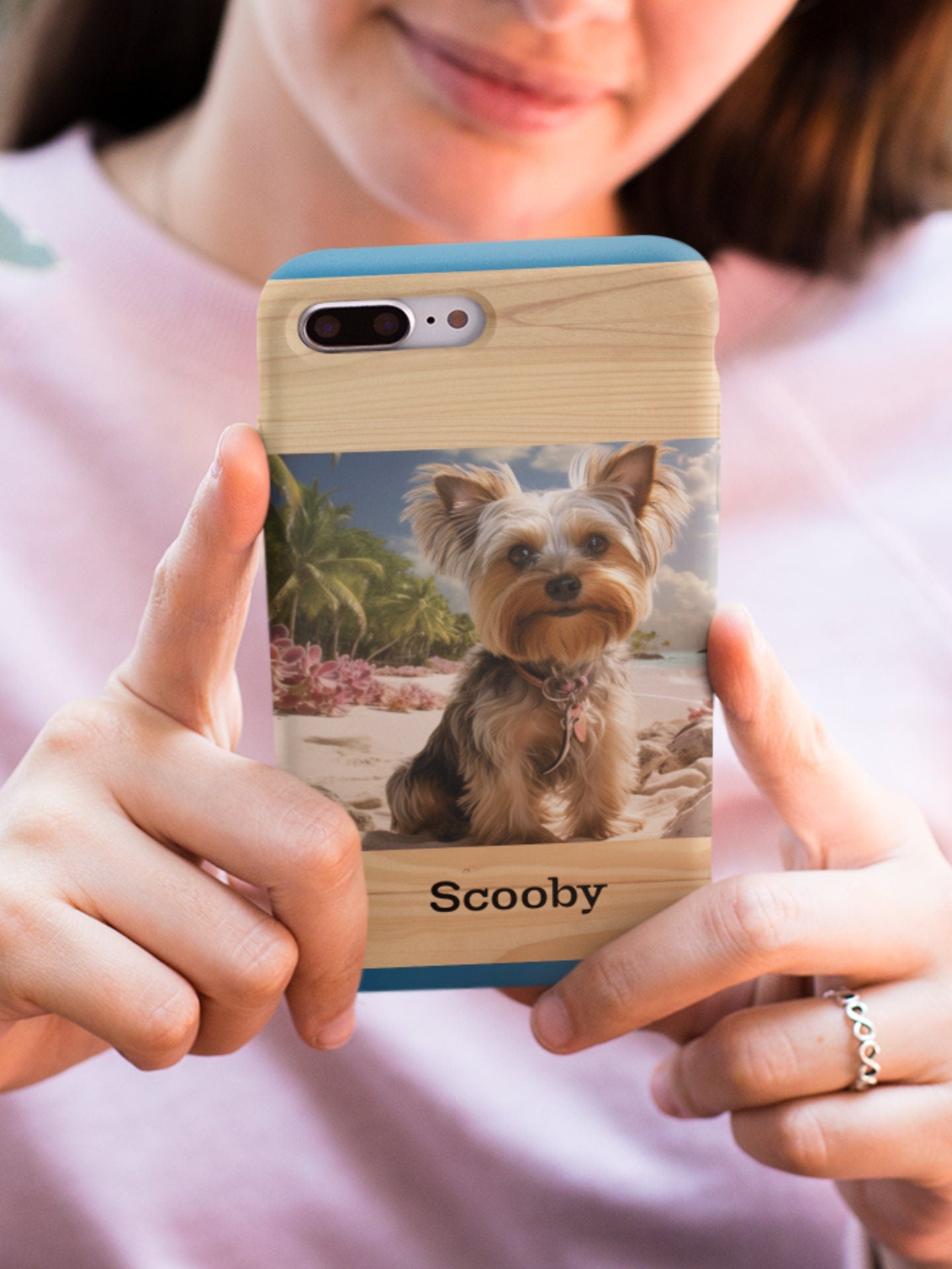 Personalized Phone Case, Custom Pet Phone Case with your Pet's Photo and Name, Custom Dog or Cat Phone Case, Mother's Day Gift Occasion.