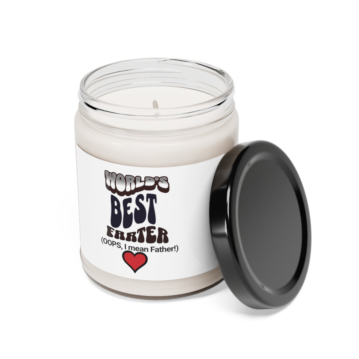 World's Best Farter: Ideal Soy Candle Gift for Dad 9oz