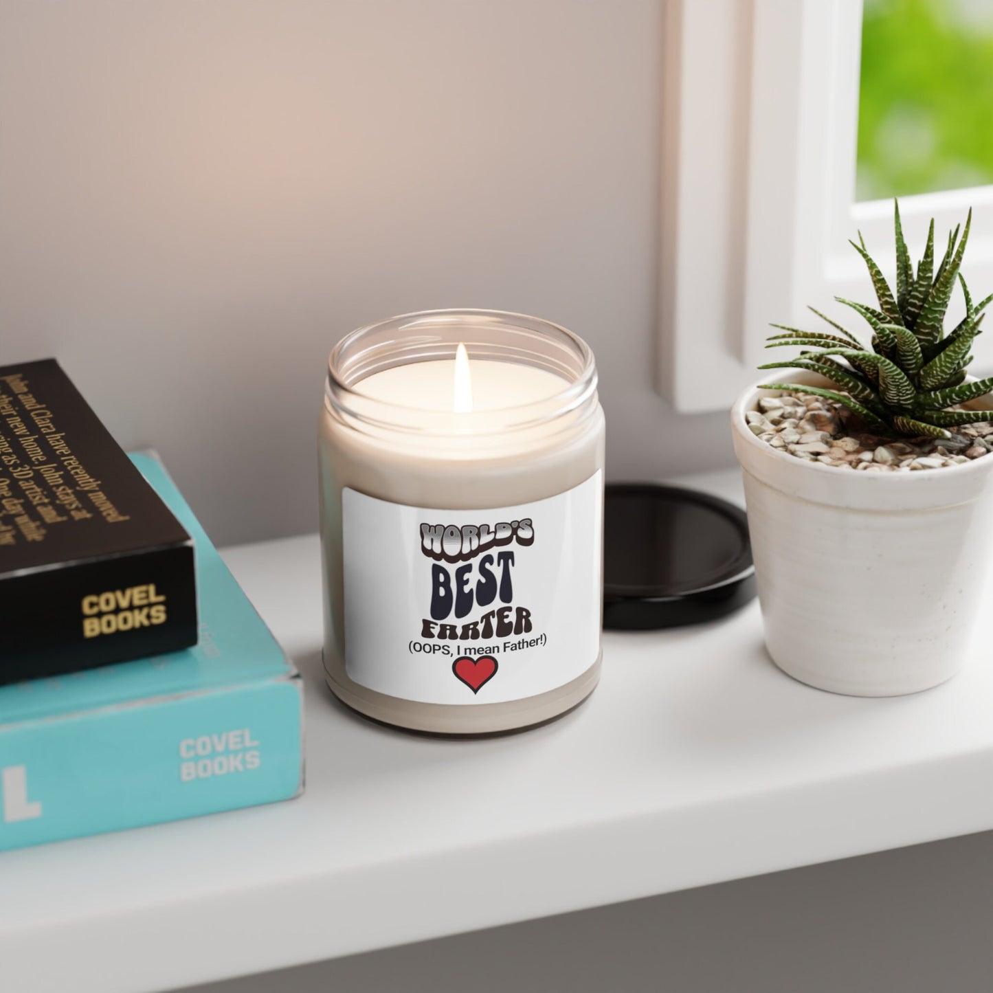 World's Best Farter: Ideal Soy Candle Gift for Dad 9oz