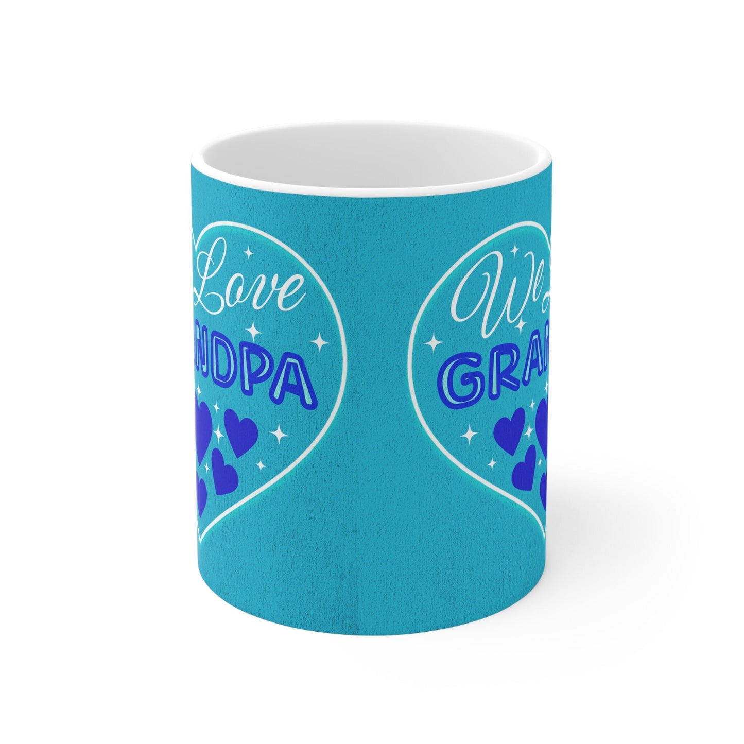 We Love Grandpa Mug, Grandpa Gift, Grandpa Birthday Gift, Grandpa Mug, Ceramic Mug 11oz