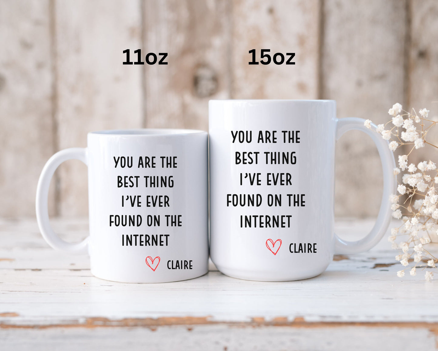 You Are The Best Thing I Found On The Internet Mug, Custom Anniversary Gift, Lovers Mug, Girlfriend Mug, Boyfriend Mug