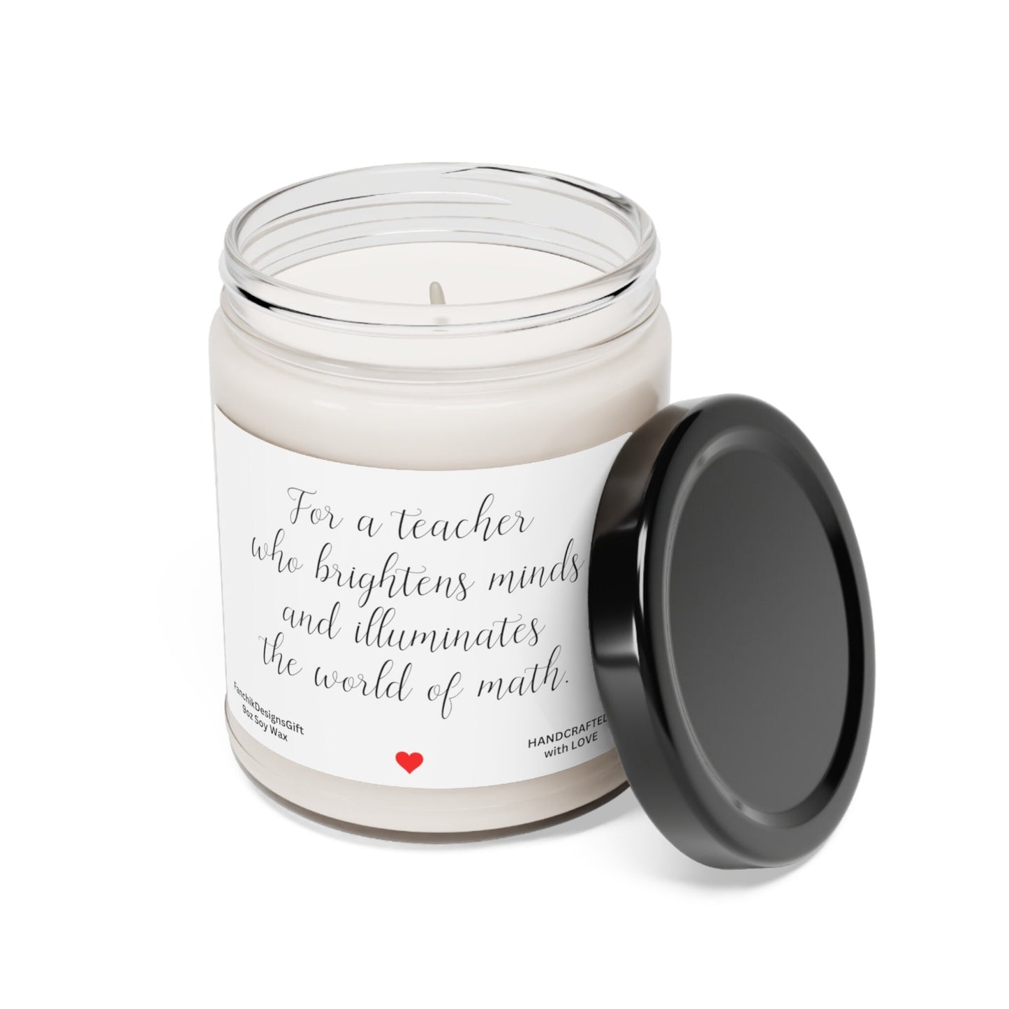 Illuminates the World of Math: Teacher Appreciation Soy Candle 9oz