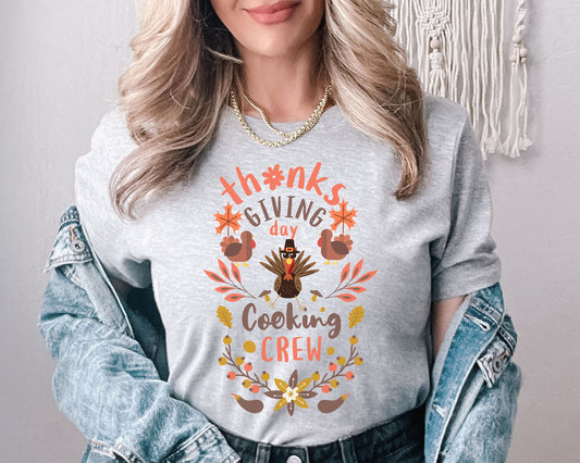 Thanksgiving Day Shirt, Thanksgiving Day Cooking Crew Shirt, Turkey Shirt, Fall Shirt, Thanksgiving Family Shirt