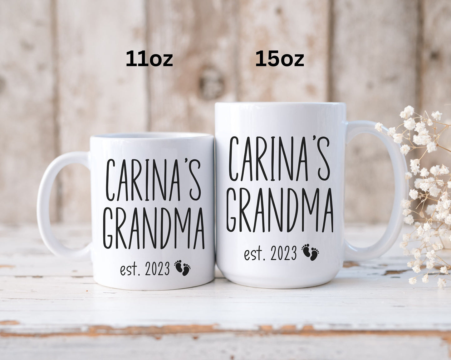 Personalized Grandma Mug, Gift For Grandma, Personalized Grandma Gift, New Grandma Gift, Custom Grandma Mug