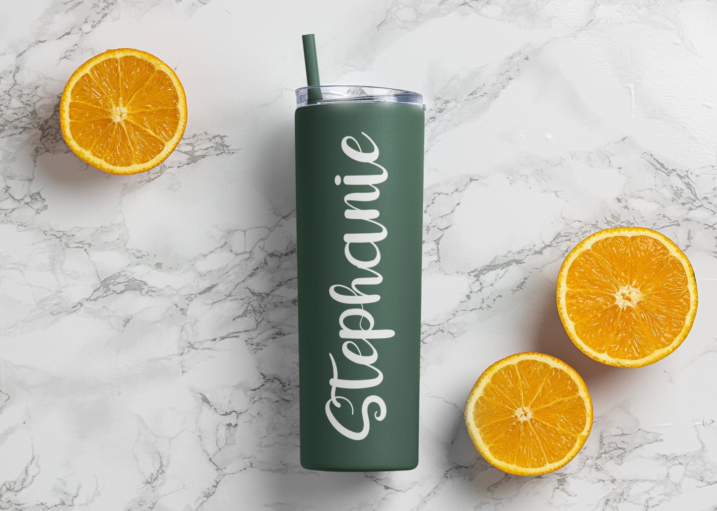 Personalized Matte Tumbler, 20oz Tumbler, Tumbler with Lid and Straw, Skinny Tumbler 20oz, Matte Tumbler, Custom Skinny Tumbler